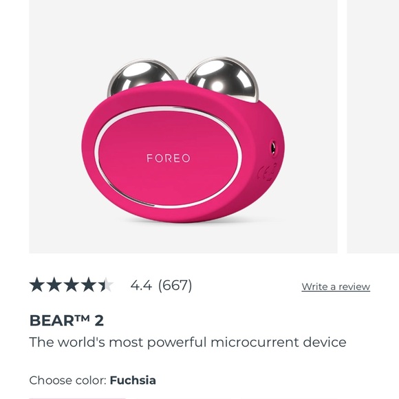 FOREO Other - FOREO Bear 2 micro-current device in fuchsia. Like new condition.
